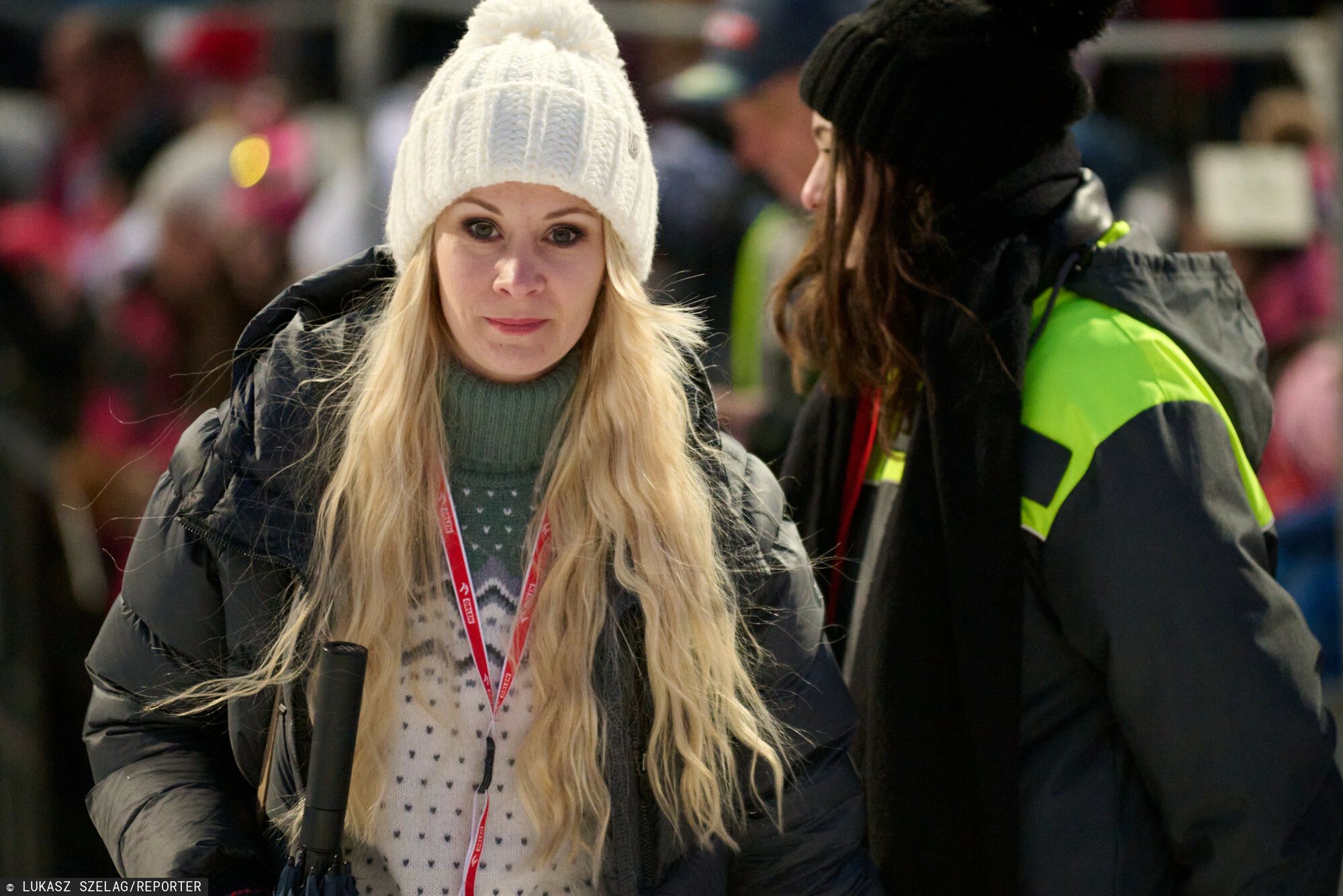 P? w skokach narciarskich w Zakopanem
15.01.2023 Zakopane Puchar Swiata w skokach narciarskich w Zakopanem Konkurs indywidualny N/z Ewa Bilan Stoch Fot. Lukasz Szelag/REPORTER
Lukasz Szelag/REPORTER