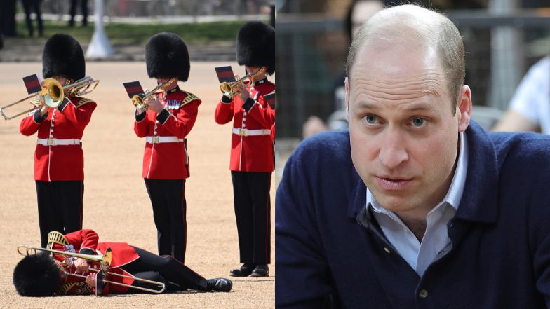 Książę William dziękuje żołnierzom po próbie do Trooping the Colour. Kilkoro ZEMDLAŁO z powodu upału