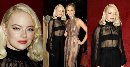 Wystrojone Emma Stone i Jennifer Lawrence razem na imprezie