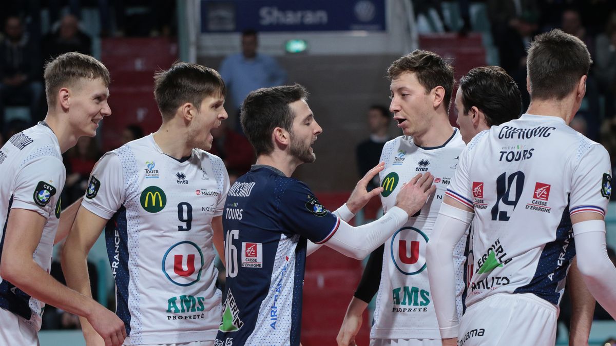 Materiały prasowe / CEV / Na zdjęciu: siatkarze Tours VB