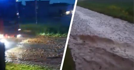 "Woda spływała ulicami". Interwencje pod Raciborzem