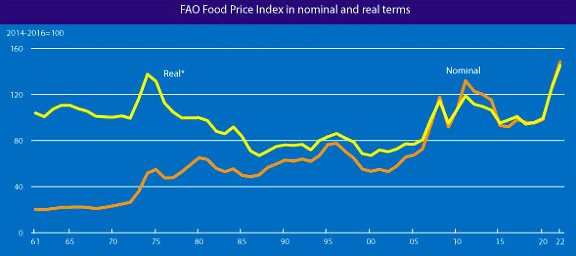 Indeks FAO długo utrzymywał się poniżej granicy 100 pkt, obecnie bije historyczne rekordy