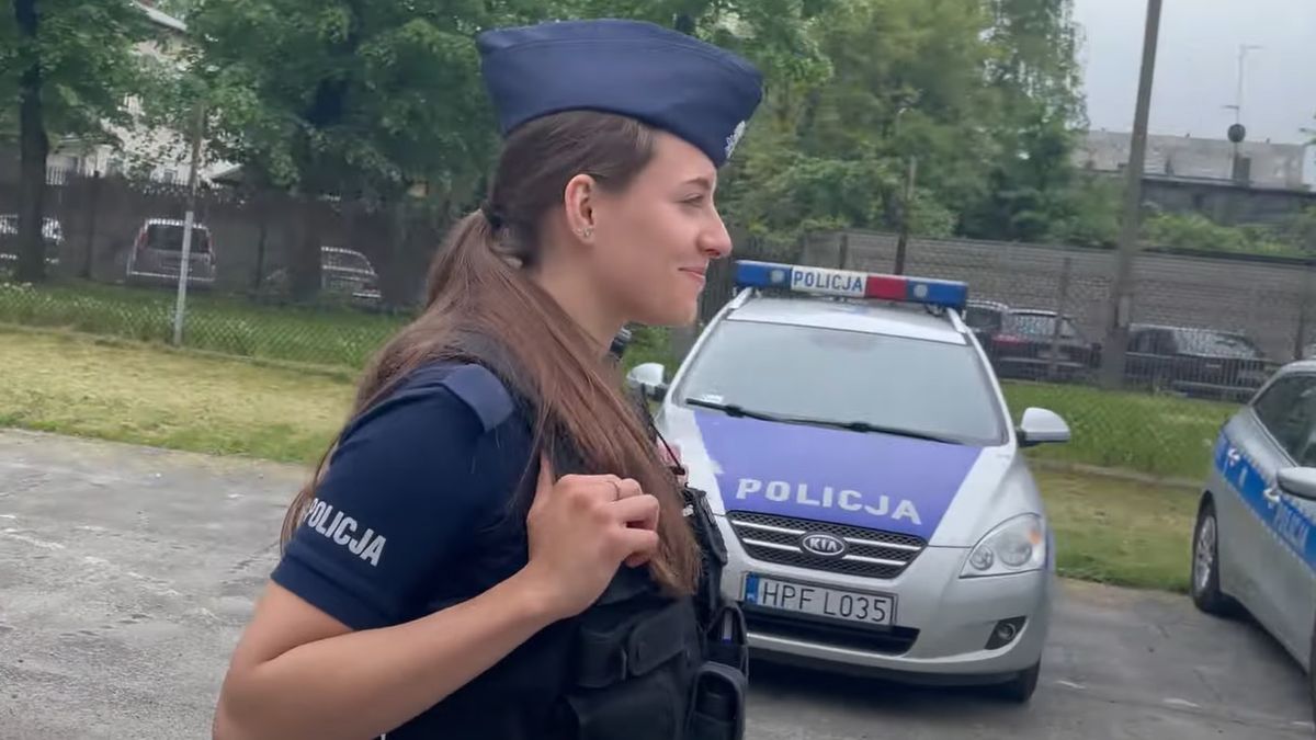 Zdjęcie okładkowe artykułu: YouTube /  Policja Województwa Łódzkiego / Na zdjęciu: Roksana Rózga