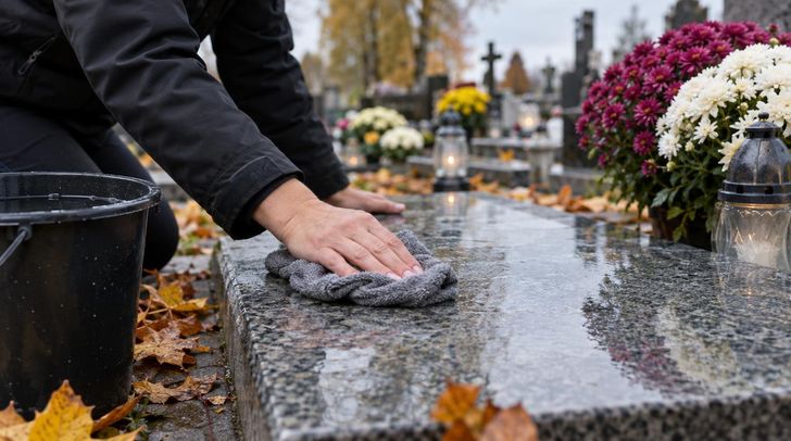Jak umyć pomnik na Wszystkich Świętych?