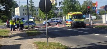 Policja w Płocku poszukuje świadków wypadku z udziałem rowerzystki i samochodu ciężarowego!