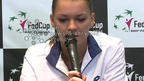 Agnieszka Radwańska: Szarapowa grała bardzo dobrze, również w defensywie