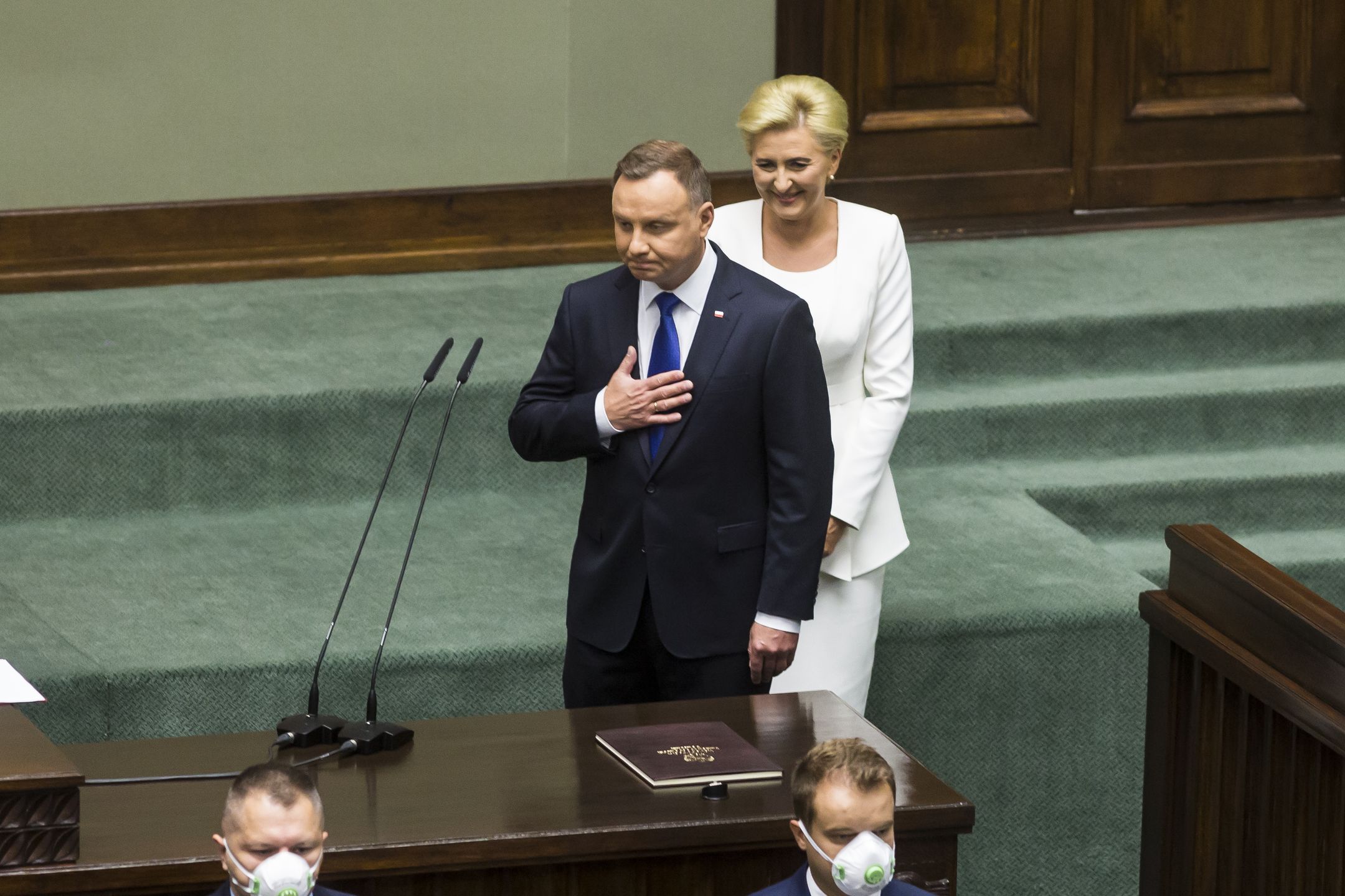 Agata Kornhauser-Duda i Andrzej Duda
