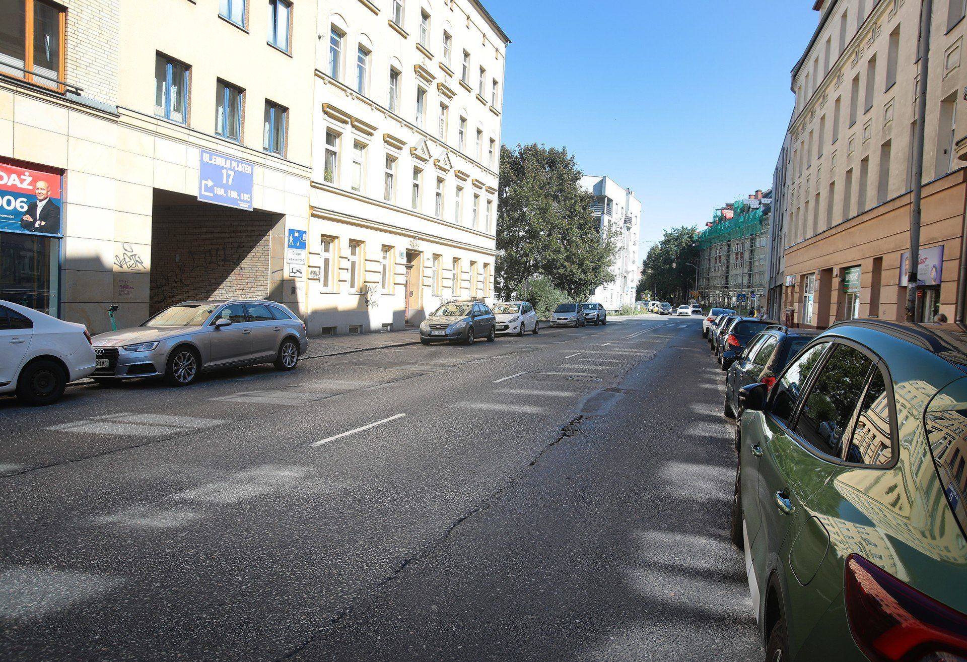 Ulica Emilii Plater w Szczecin