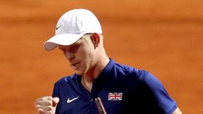 Puchar Davisa: Kyle Edmund godnie zastąpił Andy'ego Murraya. Remis w Trzyńcu po pierwszym dniu