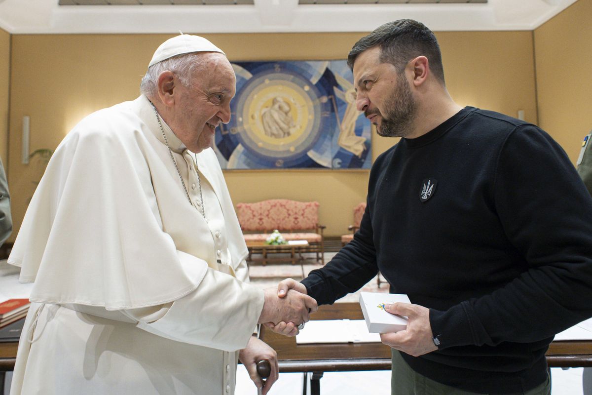 Papież przyjął w Watykanie prezydenta Ukrainy.