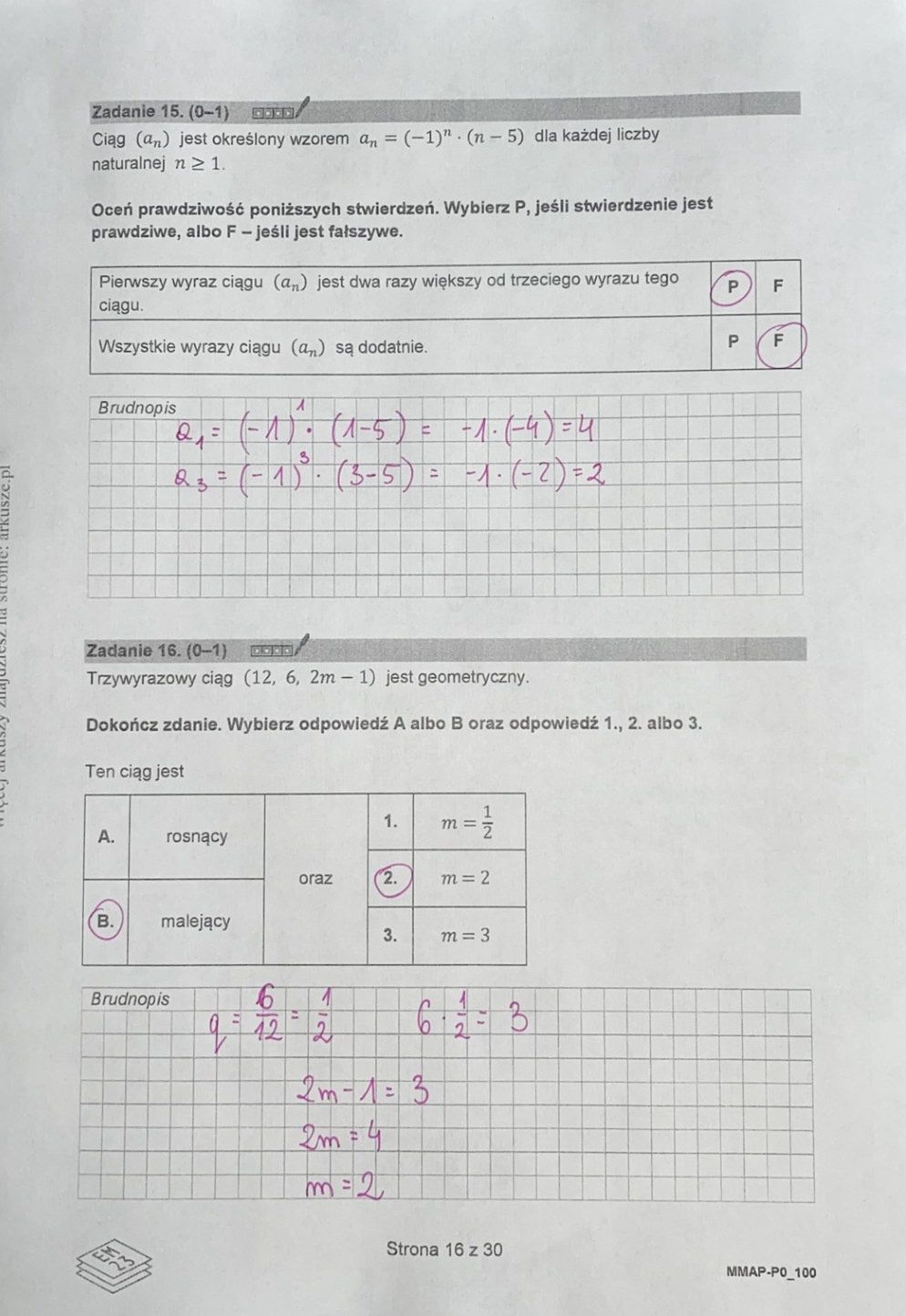 Maturzyści zmierzyli się z królową nauk