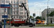 Ciężarówka zerwała sieć trakcyjną. Trwają utrudnienia