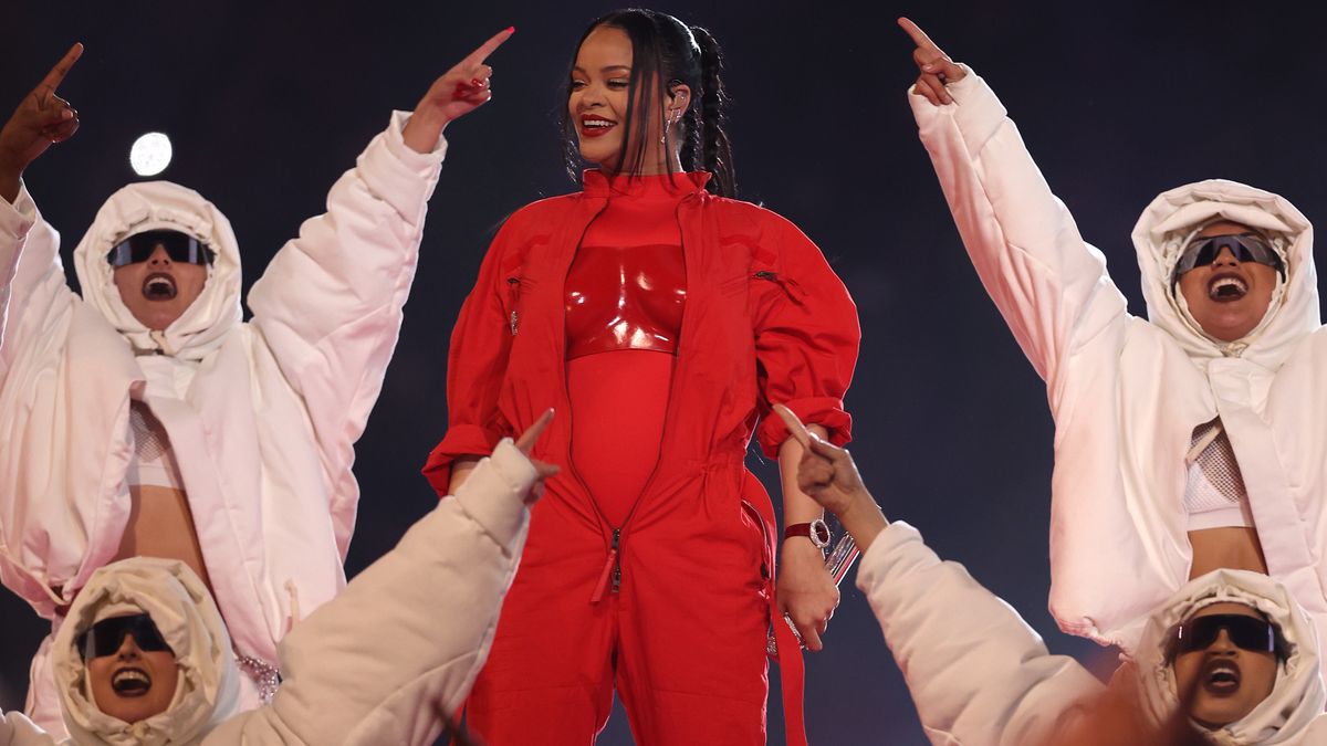 Rihanna podczas Super Bowl
