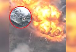 Potężna eksplozja BMP-1. Przerażeni wagnerowcy nie wiedzieli, co się dzieje
