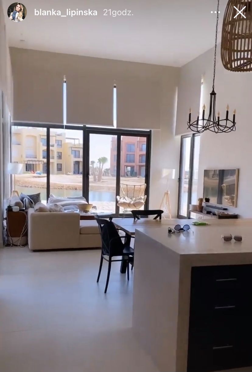 Blanka Lipińska - nowa willa