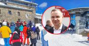 Po wyborach na narty. Andrzej Duda dostrzeżony na Kasprowym