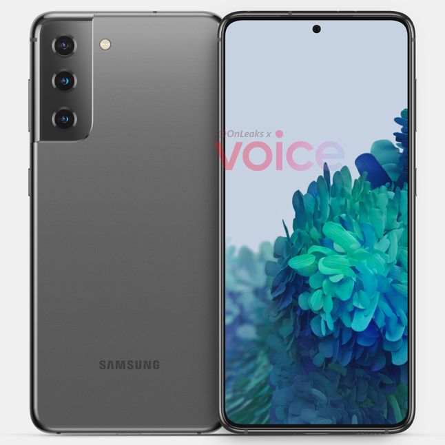 Samsung Galaxy S21: wizualizacja na podstawie przecieków
