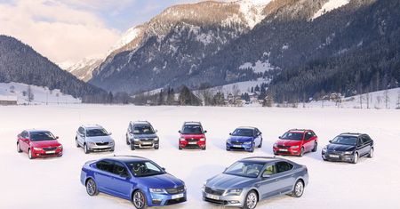 Škody 4x4 na śniegu – galeria zdjęć