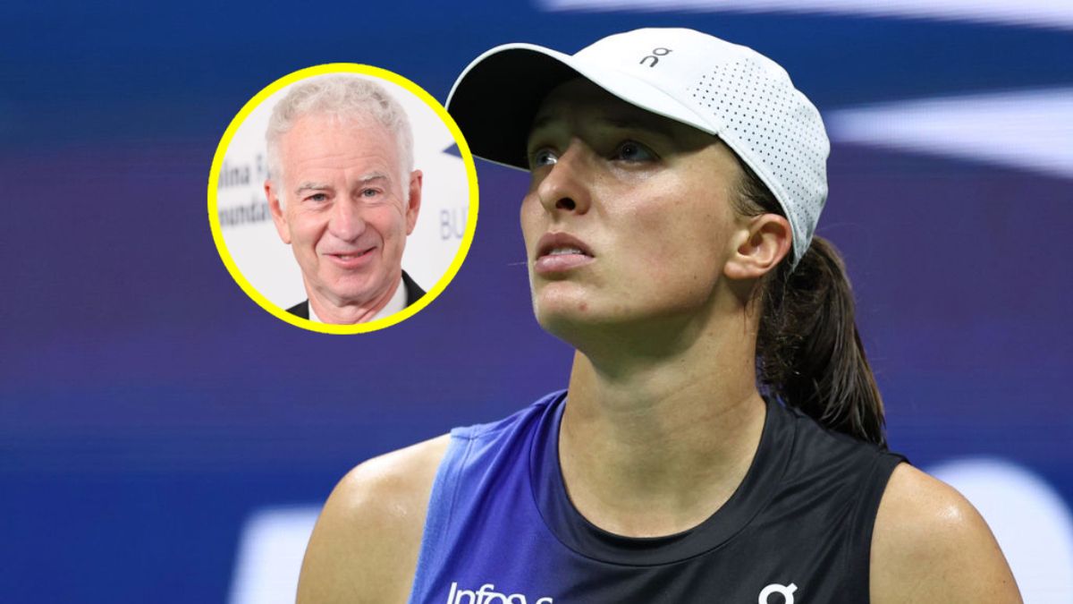 Getty Images / Rodin Eckenroth / Elsa / John McEnroe / Iga Świątek