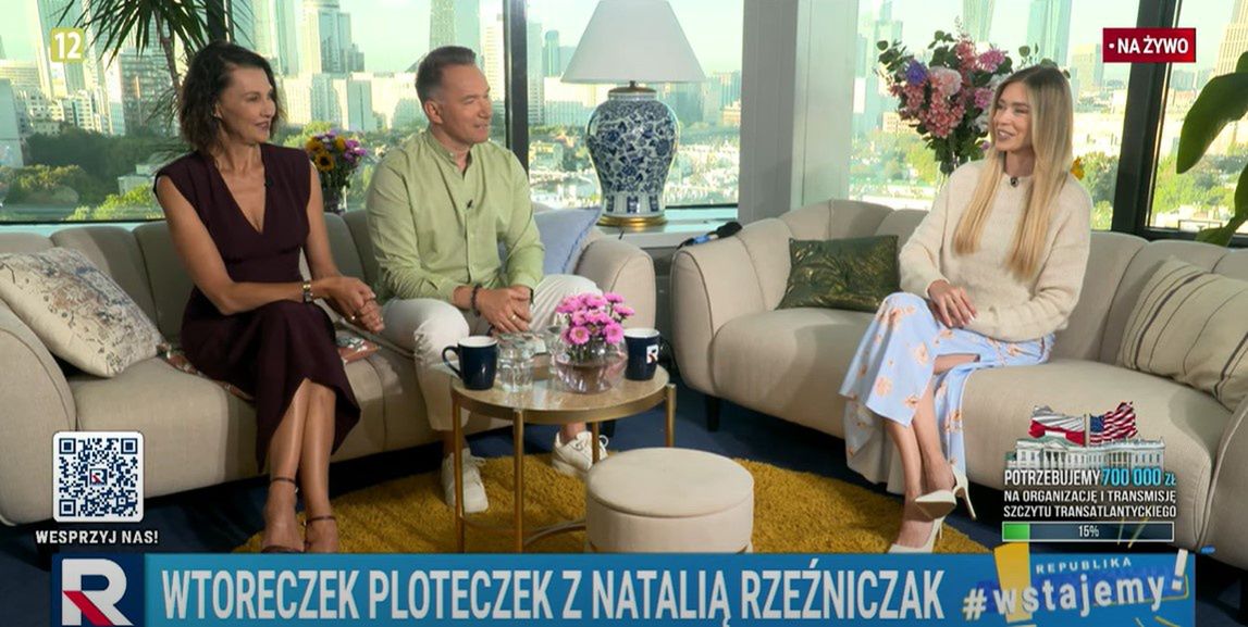 TV Republika rozprawia o związku Kaczorowskiej i Rogacewicza