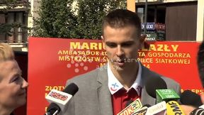 W Łodzi powstaje Galeria Gwiazd Sportu. Mariusz Wlazły zostawił odcisk dłoni
