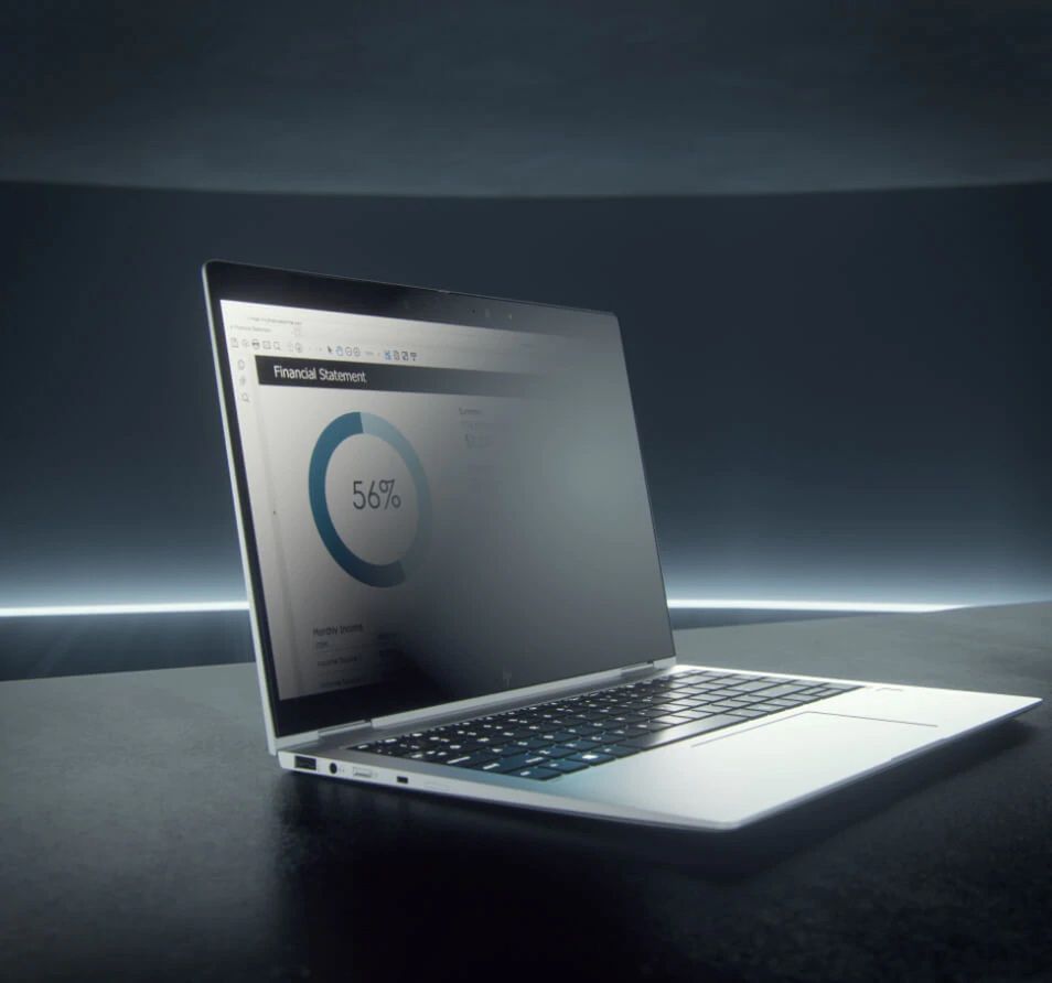 Komputery HP z linii Elite posiadają wbudowany w ekran filtr Sure View