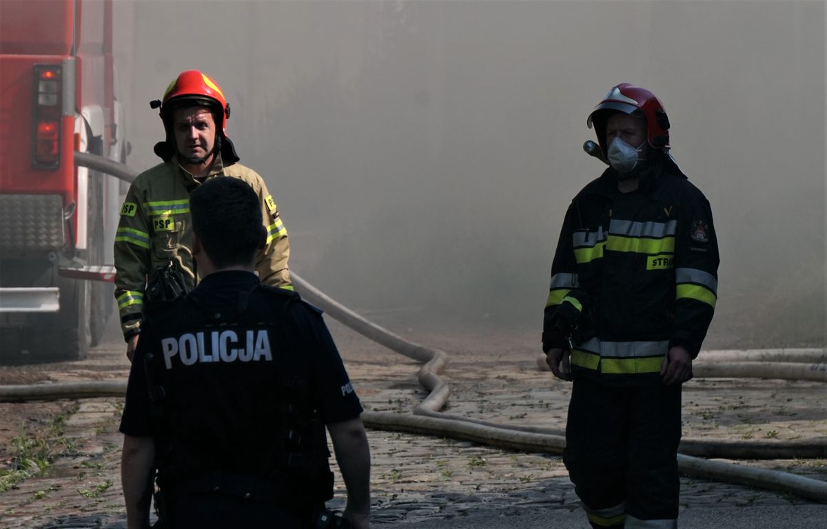 Pożar w Chorzowie