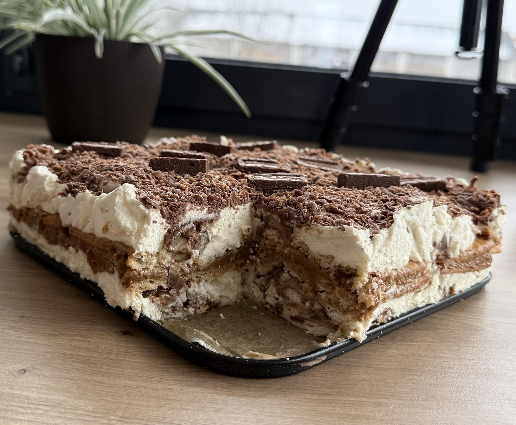 Ciasto Mars w blaszce