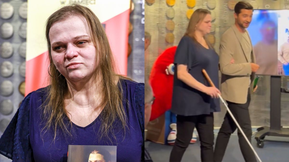 Agata Wróbel walczy o zdrowie. Pojawiła się z laską