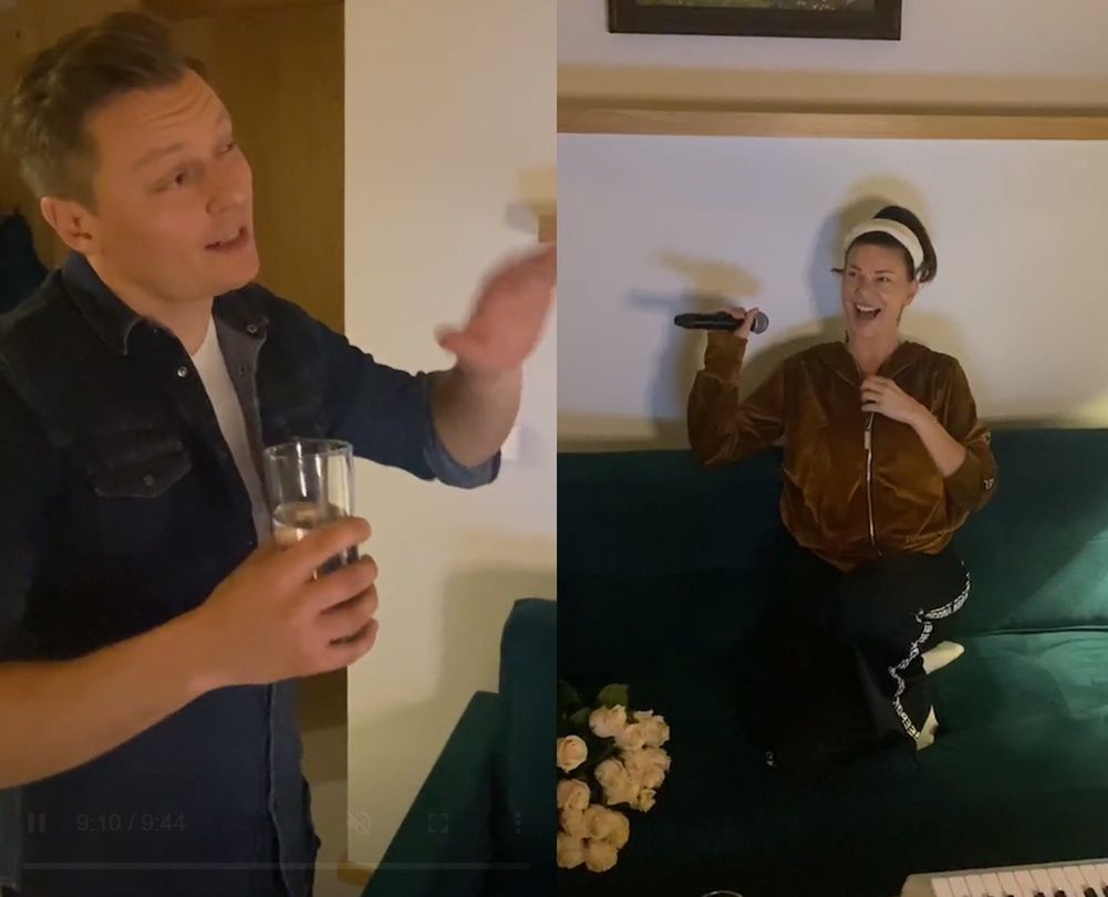 Rafał Brzozowski na majówce u Edyty Górniak