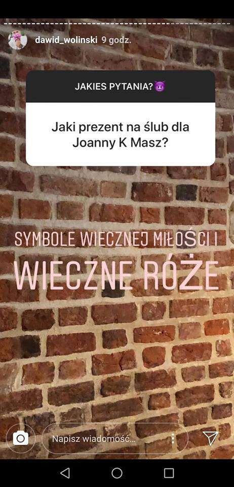 Dawid Woliński zdradził kulisy ślubu Joanny Krupy