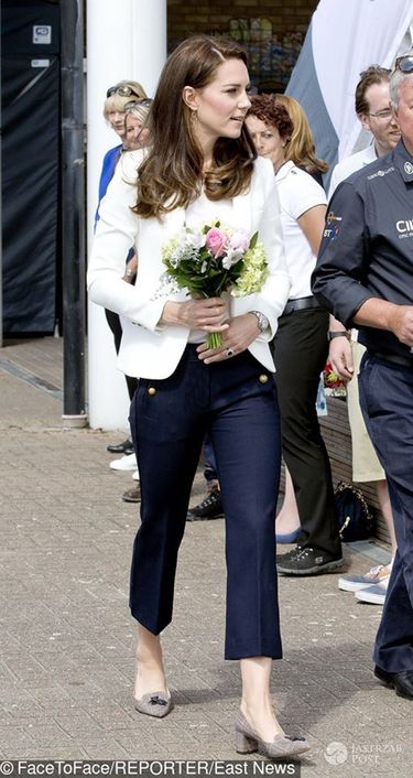 Księżna Kate w marynarce z Zary na oficjalnym wystąpieniu