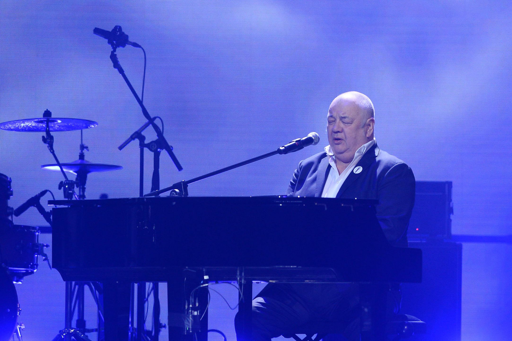 Stanisław Soyka podczas koncertu w 2019 roku.