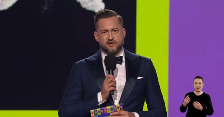 Marcin Prokop na gali Bestsellery Empiku 2023. Żart z Hołowni zachwycił publiczność