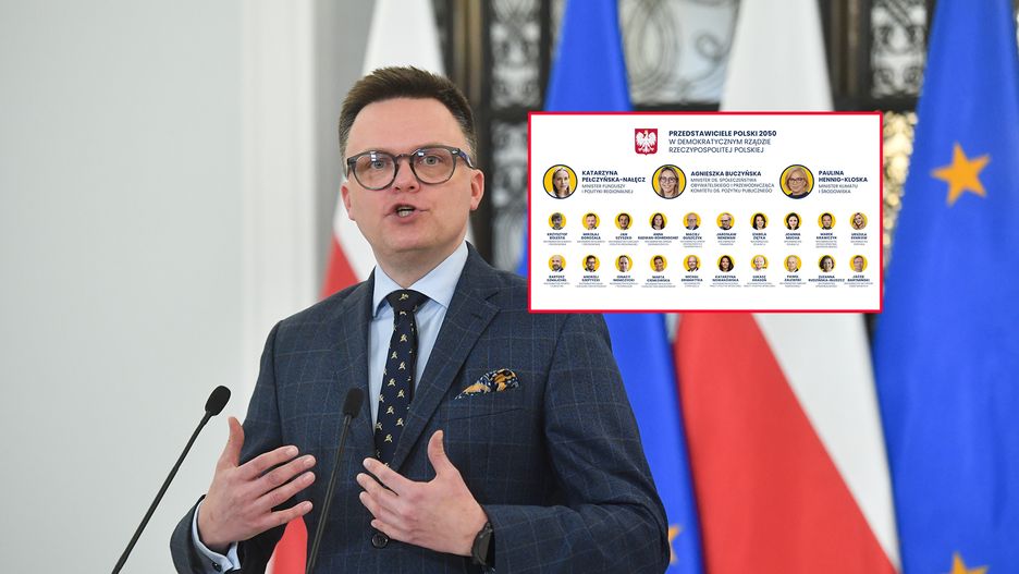 Marszałek Sejmu przekazał, że brak powołań na wiceministrów dla dwóch polityków Polski 2050, to decyzja premiera