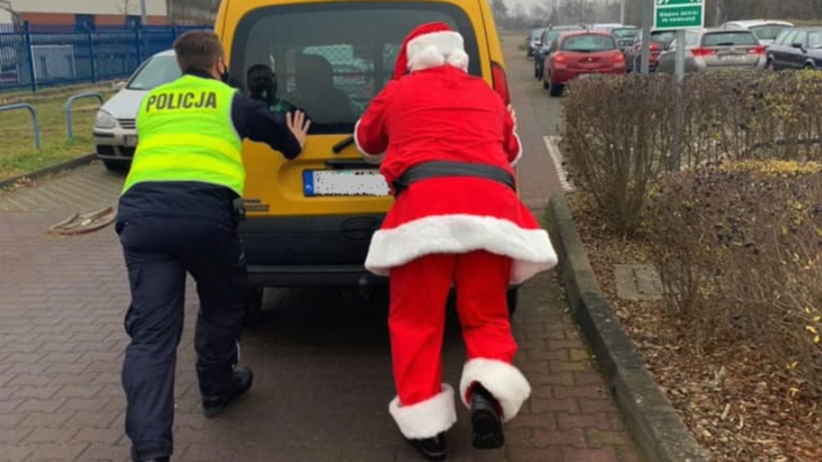 Nietypowy pomocnik policjantów