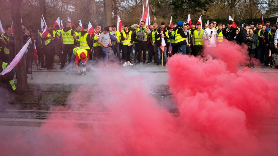 Protest rolników w Warszawie