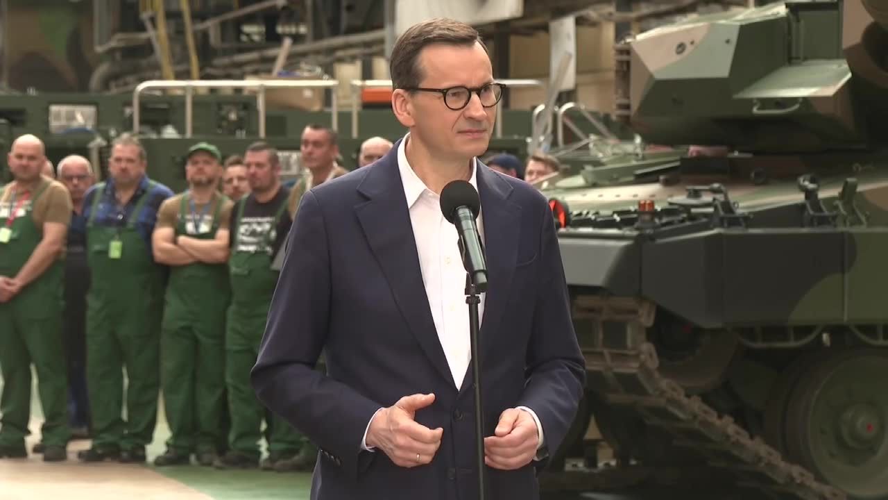 Morawiecki: W zakładach Bumar w Gliwicach będziemy produkować armatohaubice Krab