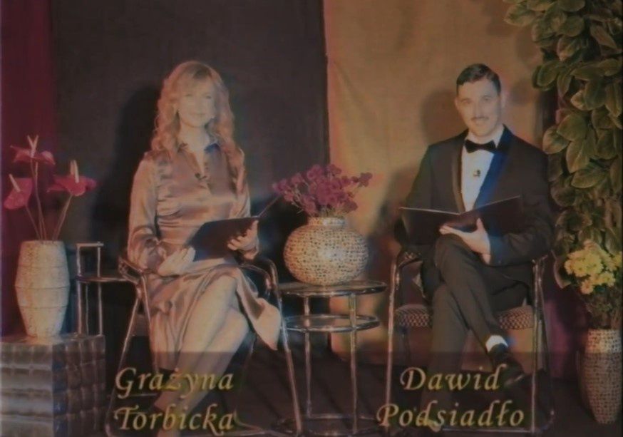 Dawid Podsiadło i Grażyna Torbicka