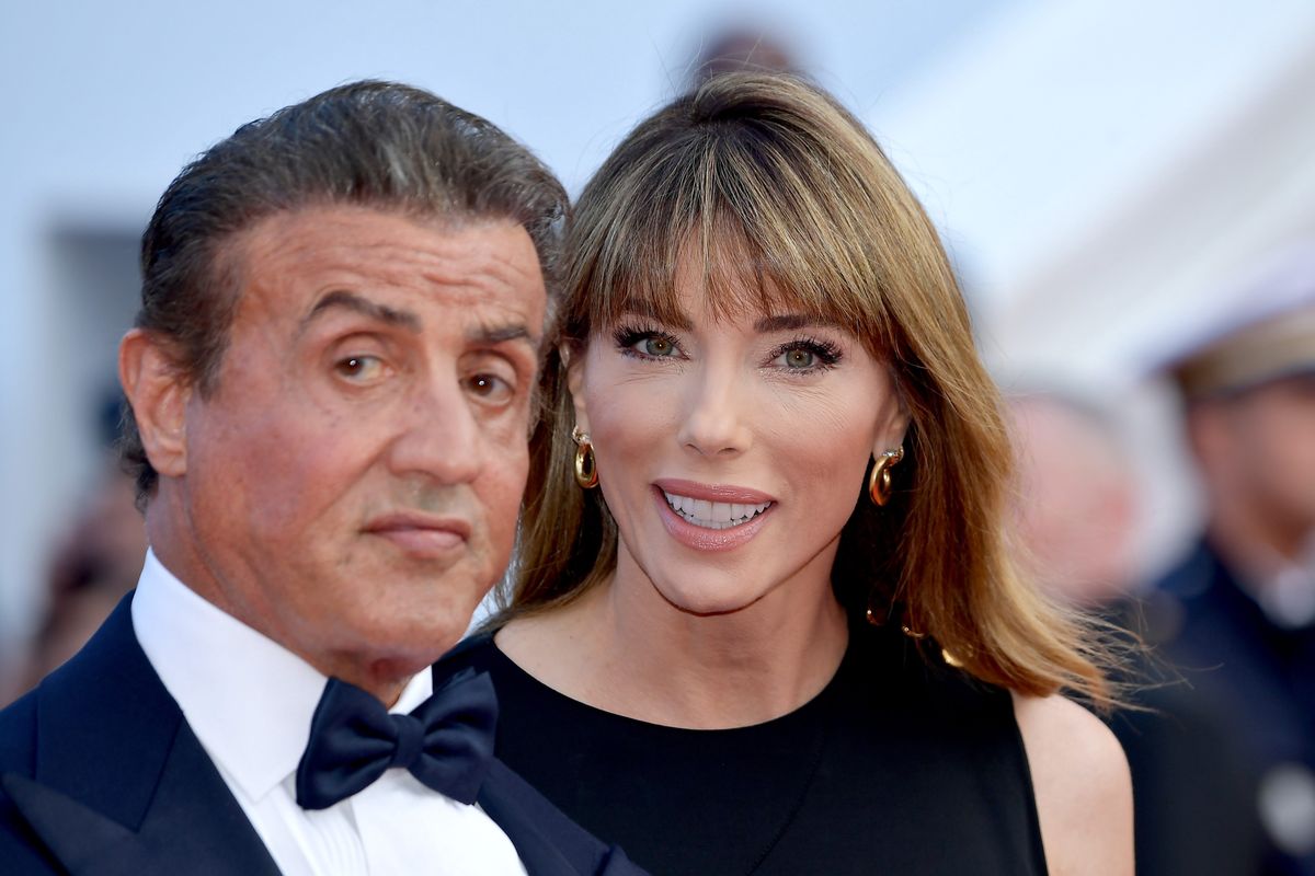 Sylvester Stallone i Jennifer Flavin, Festiwal Filmowy w Cannes, 2019 r.