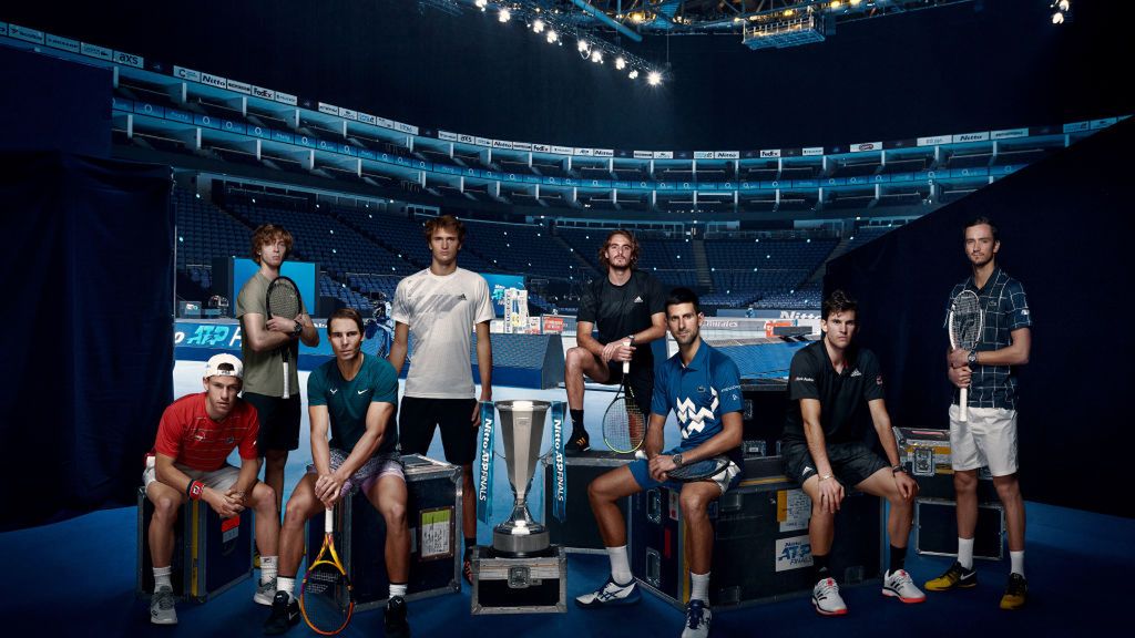 Zdjęcie okładkowe artykułu: Getty Images / Wonderhatch/ATP / Na zdjęciu: uczestnicy turnieju singla ATP Finals 2020