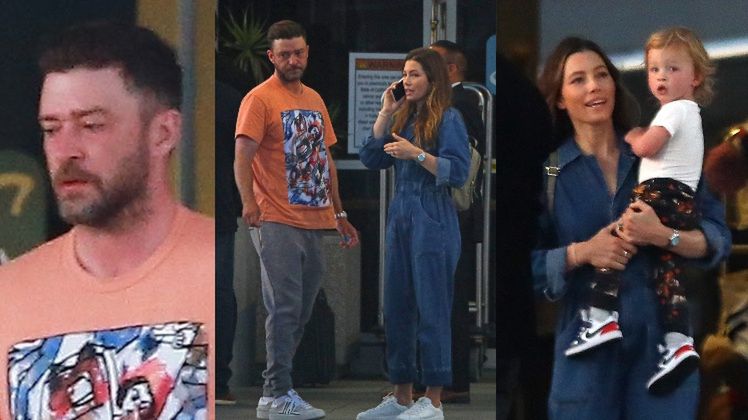 Justin Timberlake i Jessica Biel wracają z wakacji w Cabo