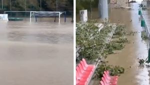 "Wielomilionowe straty". Przygnębiające nagrania ze stadionu