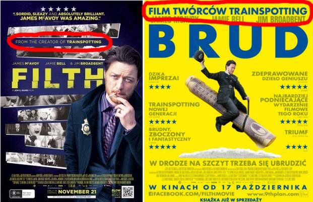 Plakat filmu "Brud". Polski wydawca nie użył kalki "od twórców" i chwała mu za to