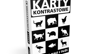 Karty kontrastowe. Zwierzęta małe i duże