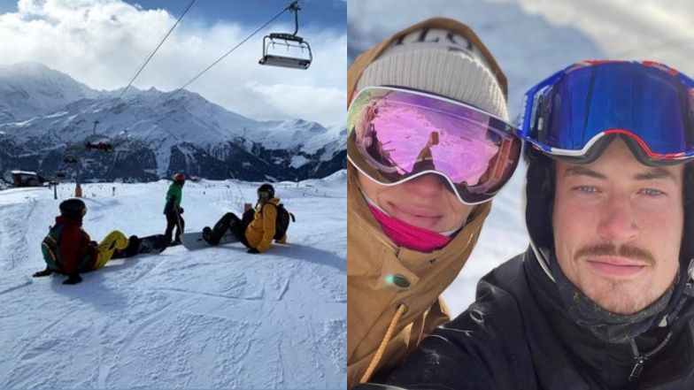 Marcelina Zawadzka pozuje z ukochanym