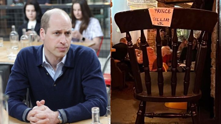 Na aukcję WOŚP trafiło KRZESŁO z warszawskiej restauracji, na którym siedział książę William