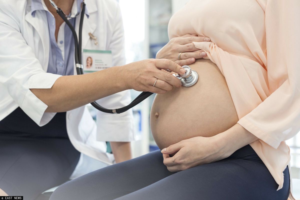 Pacjentka w ciąży, zdjęcie ilustracyjne