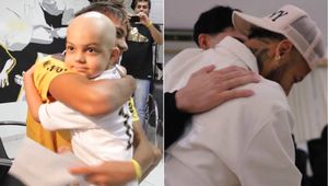 Wzruszające spotkanie Neymara. Minęło 13 lat, po chorobie nie ma śladu