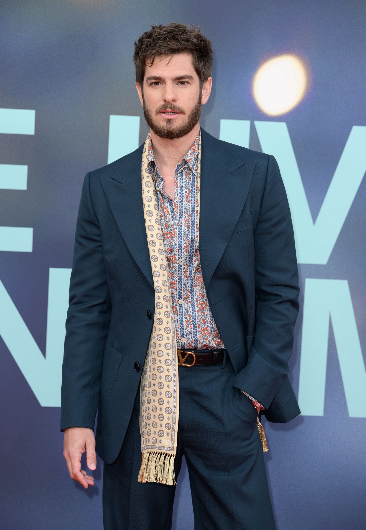 LONDON, ENGLAND - OCTOBER 17: Andrew Garfield attends the "We Live In Time" Headline Gala during the 68th BFI London Film Festival at The Royal Festival Hall on October 17, 2024 in London, England. (Photo by Karwai Tang/WireImage)